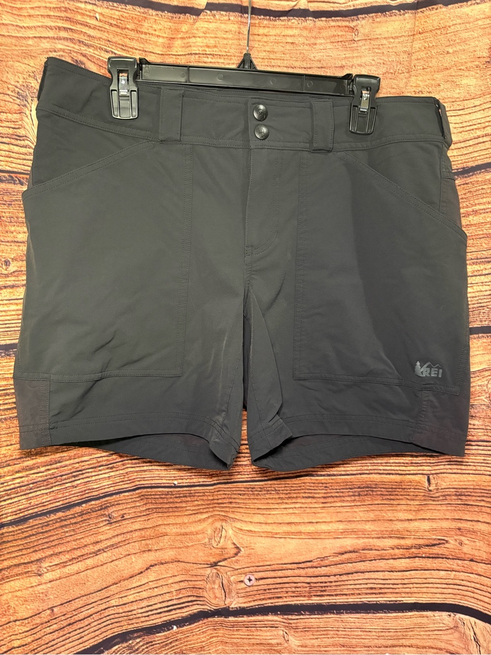 REI Women’s Black Active Stretch Hiking Shorts